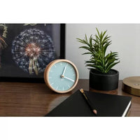 Maple and Aluminum Desk Clock | California 89