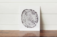 8 x 10 Tree Ring Print