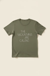 Kids Mountains Are Calling T-shirt | Youth Outdoor Tee