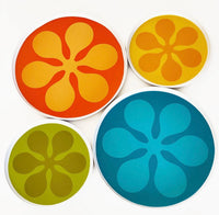 Modfest Melamine Salad Plates (Set of 4)