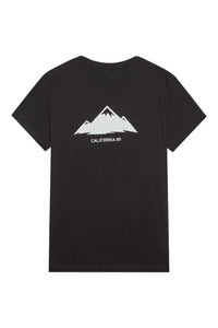 Kids Shield Logo T-shirt | Mountain Back Print Youth Tee