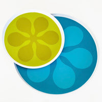 Modfest Melamine Dinner Plates (Set of 4)
