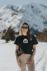 Women's Shield & Mountain Tee by California 89