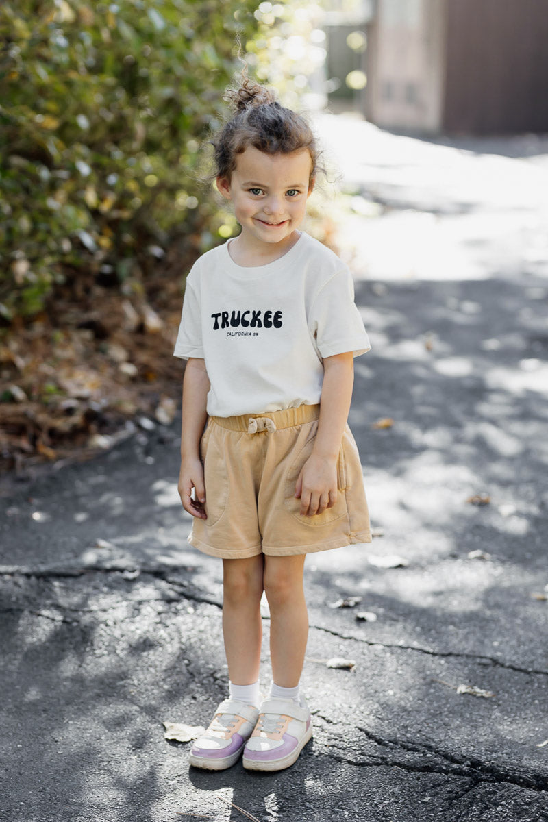 Kids' Bubble Truckee Tee in Vintage White