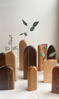 Organic Wood Alta Style Bud Vase | California 89