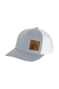 California 89 Grey & White Trucker Hat