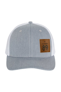 California 89 Grey & White Trucker Hat