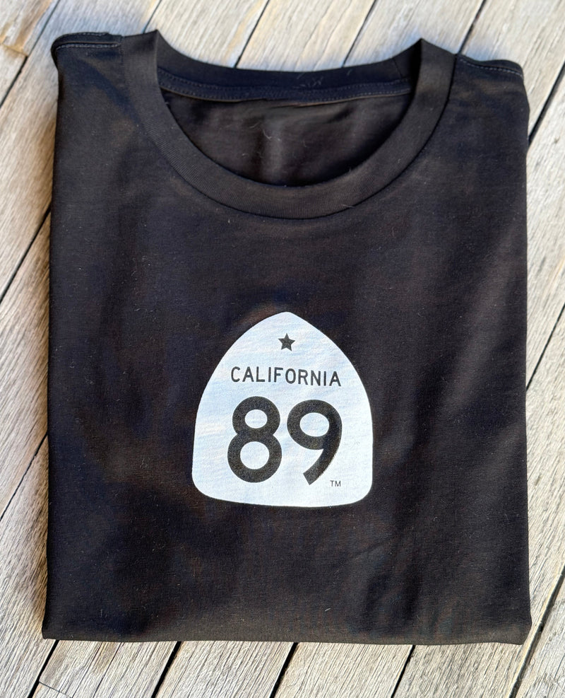 Women's Long Sleeve Shield Front, Mountain Back T-shirt | California 89