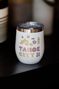 Tahoe City Wine Tumbler