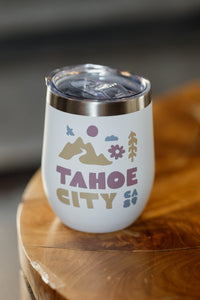 Tahoe City Wine Tumbler