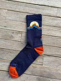Retro Mountain Bike Socks | California 89