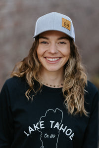 California 89 Grey & White Trucker Hat