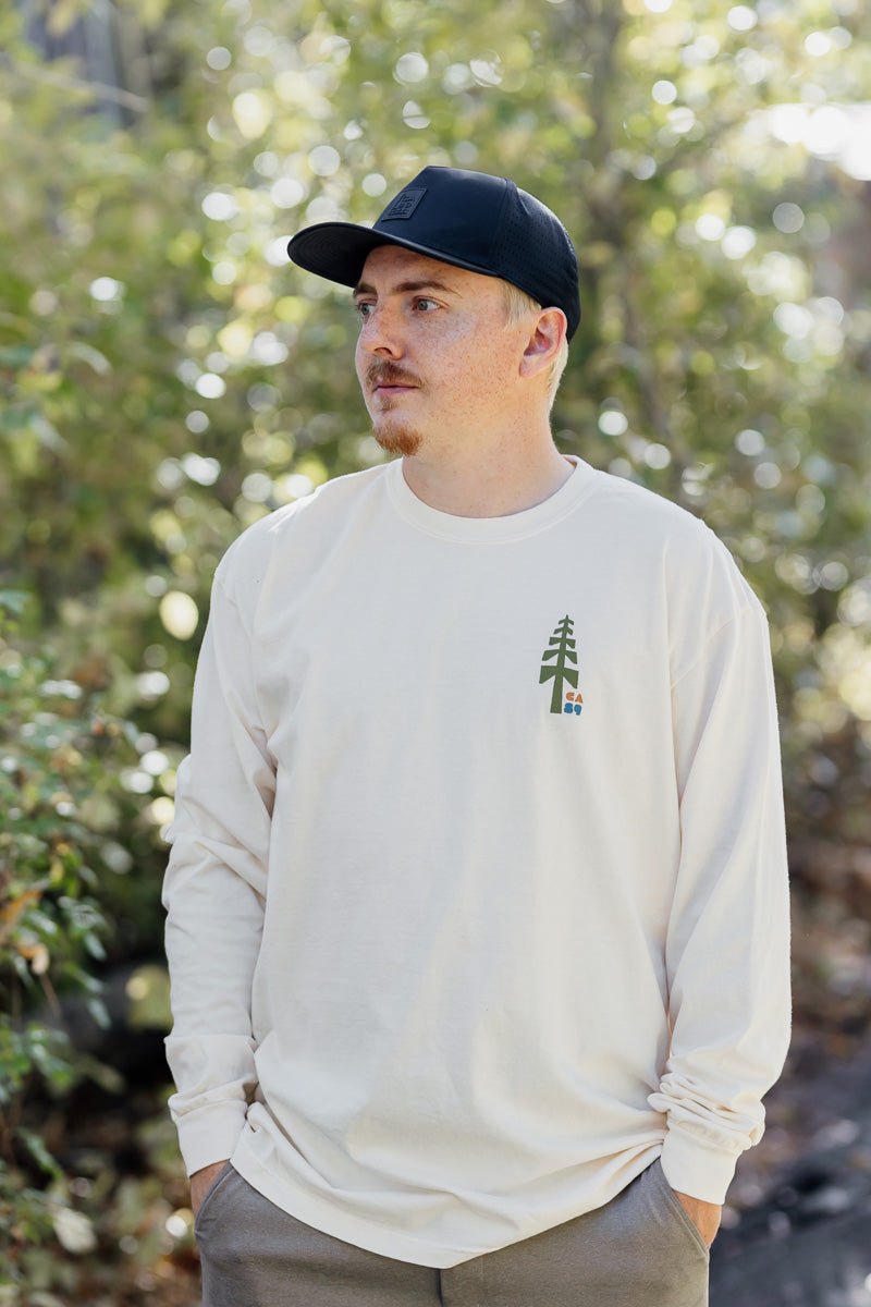 Unisex Long Sleeve CA89 Blocks in Ivory