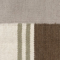 Modern Geometric Brown/Gray Throw Pillow 24"