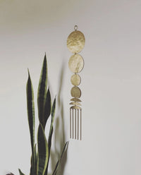 Here Comes the Sun Brass Wall Hanging