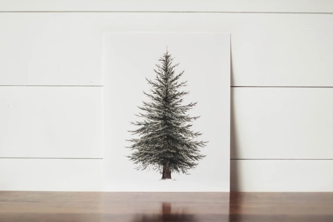 8 x 10 Evergreen Print
