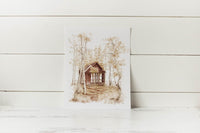 8 x 10 Truckee Shack Print