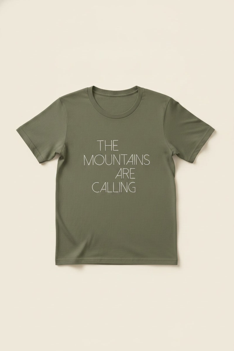 Kids Mountains Are Calling T-shirt | Youth Outdoor Tee