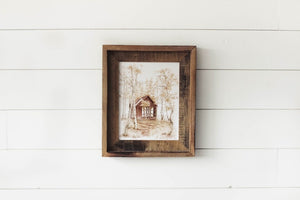 Framed 8 x 10 Truckee Shack Print