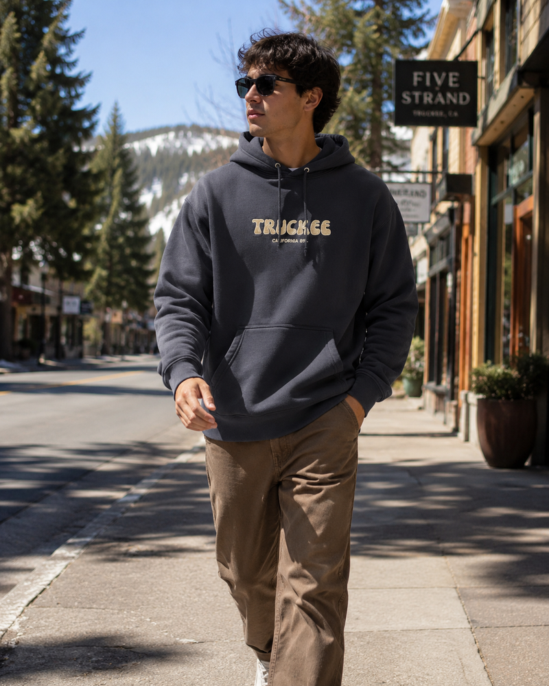 Unisex Embroidered Truckee Hooded Sweatshirt | California 89
