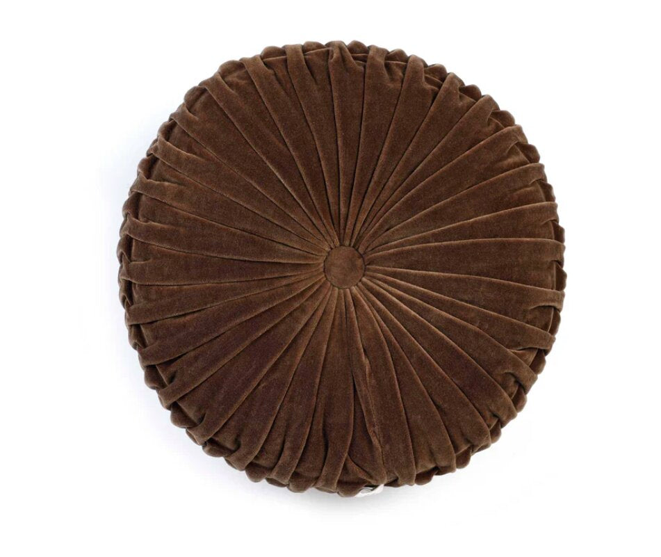 Velvet Round Handmade Pillow