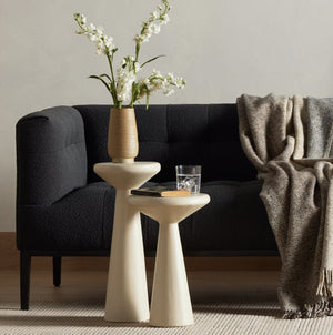 Ravine Concrete Accent Tables, Set of 2
