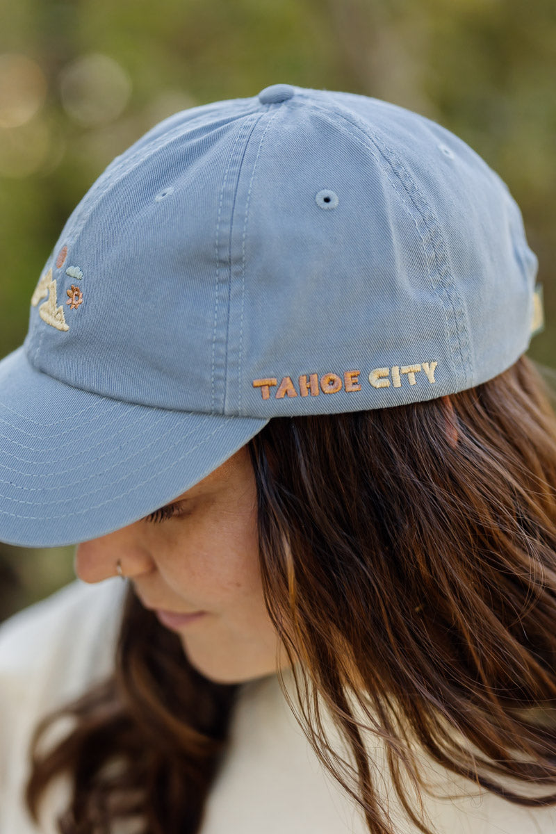 CA89 Tahoe City Dad Hat in Mountain Spring