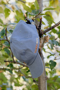 CA89 Tahoe City Dad Hat in Mountain Spring, side embroidery