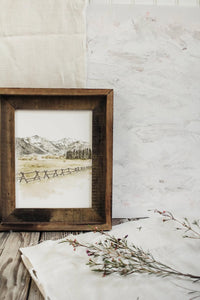 Framed 11 x 14 Olympic Valley Print
