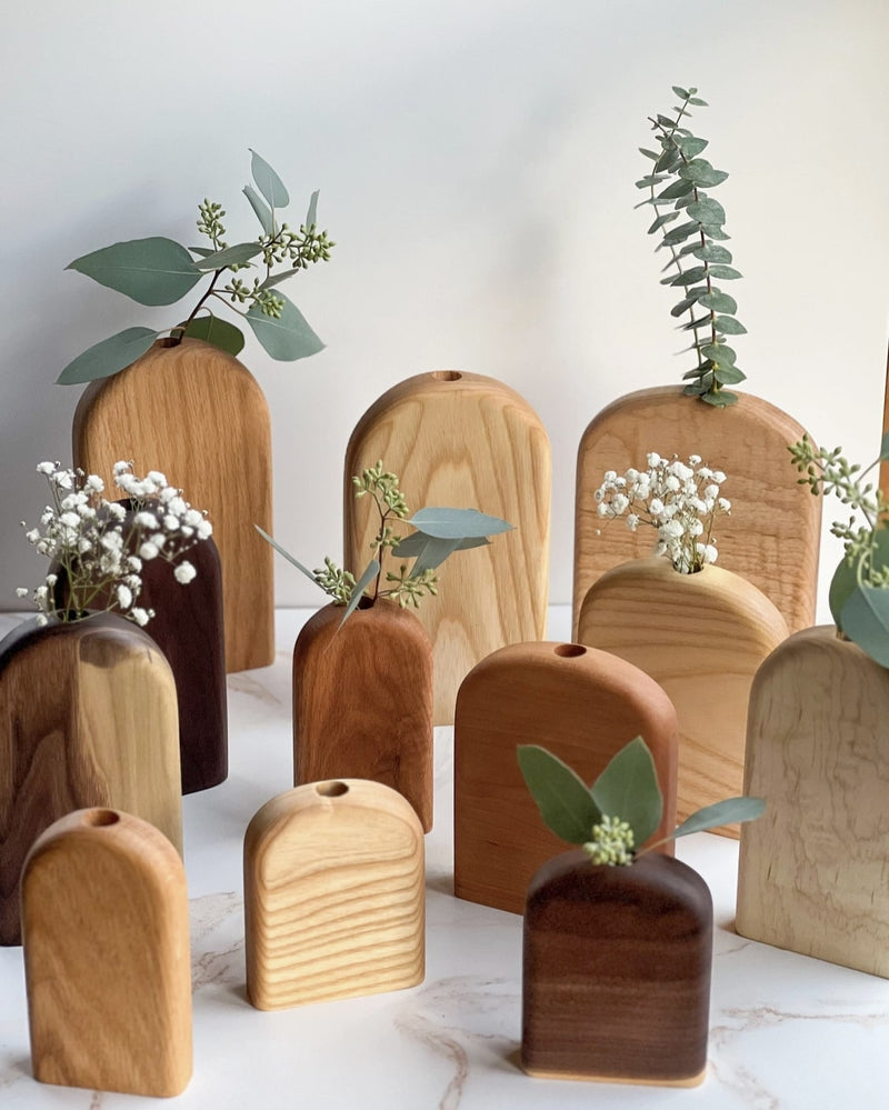 Organic Wood Alta Style Bud Vase Variant | California 89