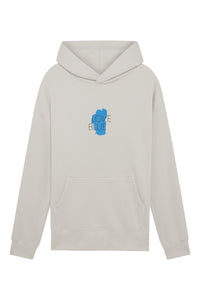 Women's Love Blue Relaxed Hooded Sweatshirt | California 89
