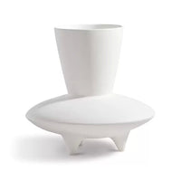 Pacific White Stoneware Vase