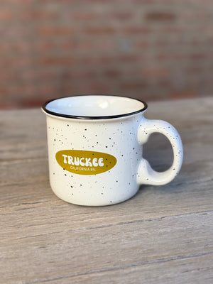 Truckee Speckled Camp Mug | California 89