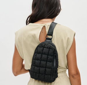 Rejuvenate Quilted Sling Backpack