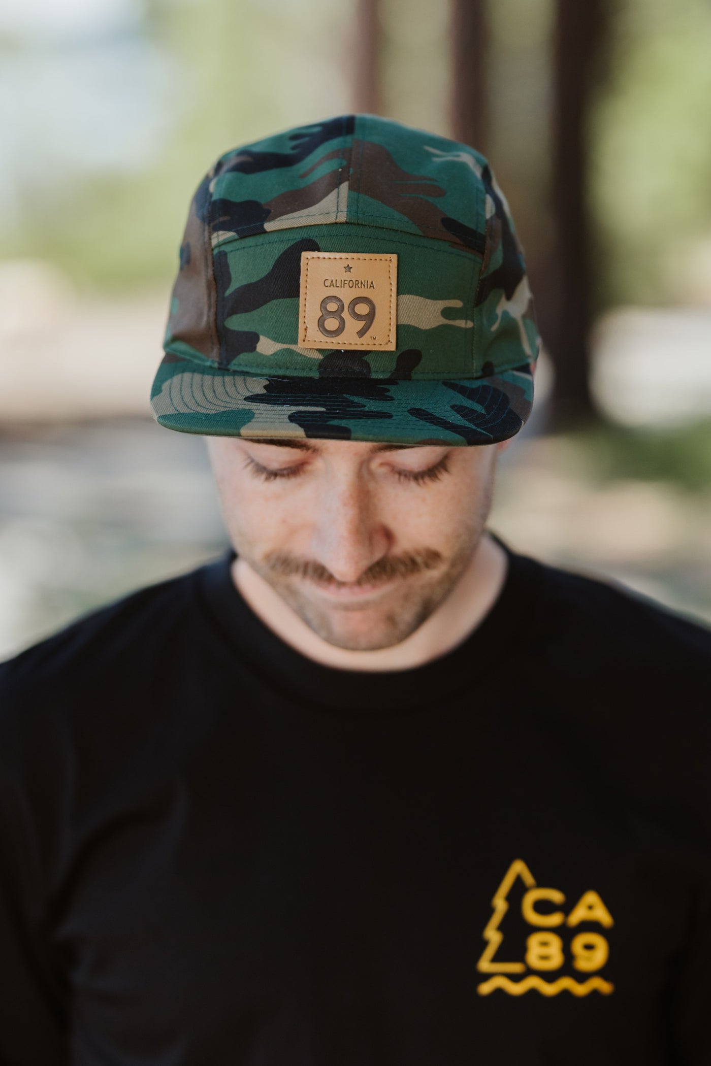 5 Panel Strapback Hat | California 89