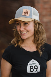 California 89 Grey & Gold Trucker Hat