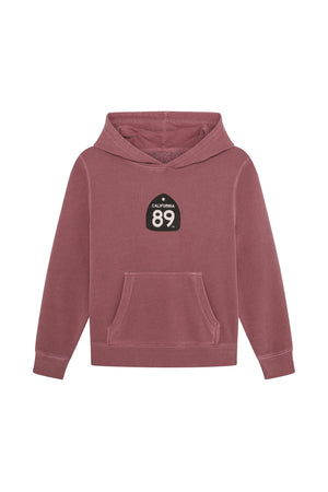 Kids Washed Shield Hoodie | Youth Vintage Wash Sweatshirt