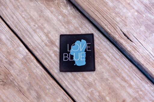 California 89 Love Blue Patch