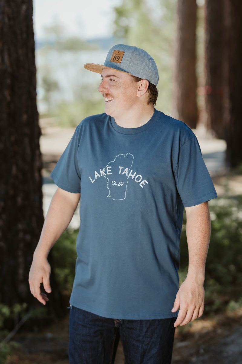 Men's Lake Tahoe T-shirt | Sierra Graphic Tee | California 89