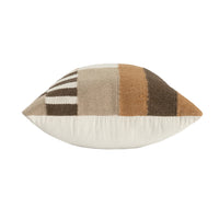 Modern Geometric Brown/Orange Throw Pillow 24"