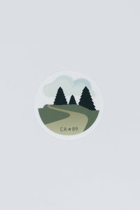 Small Sticker, Winding Road | California 89