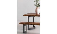 Bent Bench, Small 92.0” W X 15.0” D X 18.0” H