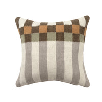 Modern Geometric Off White/Multicolor Throw Pillow 24"
