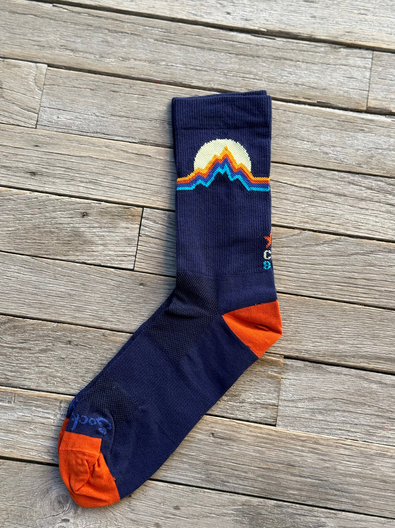 Retro Mountain Bike Socks | California 89