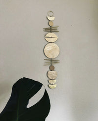 Sun Salutations Brass Wall Hanging - 19.5" x 4.5"