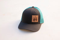 California 89 Teal & Charcoal Trucker Hat