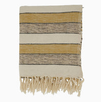 Striped Throw - Natural Look