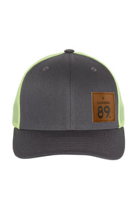 California 89 Neon Trucker Hat