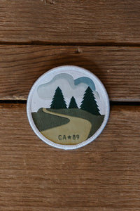 California 89 Winding Road Patch