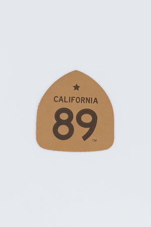 California 89 Leather Shield Patch